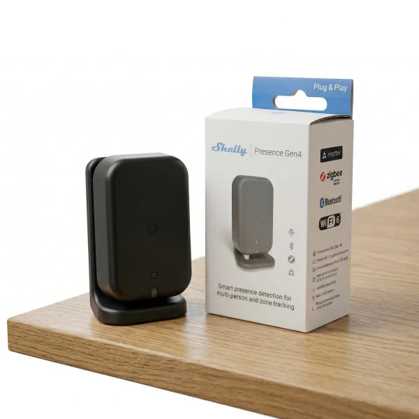 Shelly Presence Gen4 Black Presence Sensor